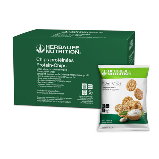 HERBALIFE - Chips Protéinées 10 sachets de 30g