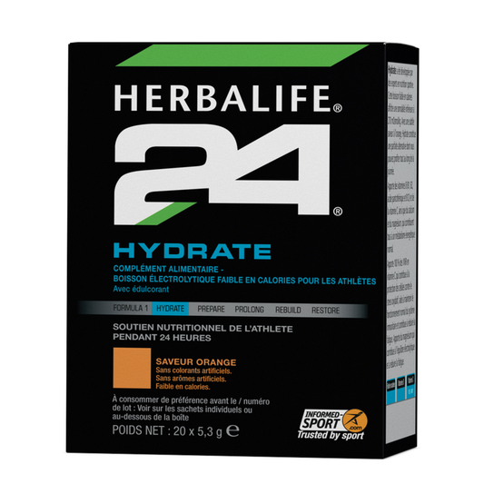 HERBALIFE 24 - Hydrate Orange 20 sachets de 5,3 g